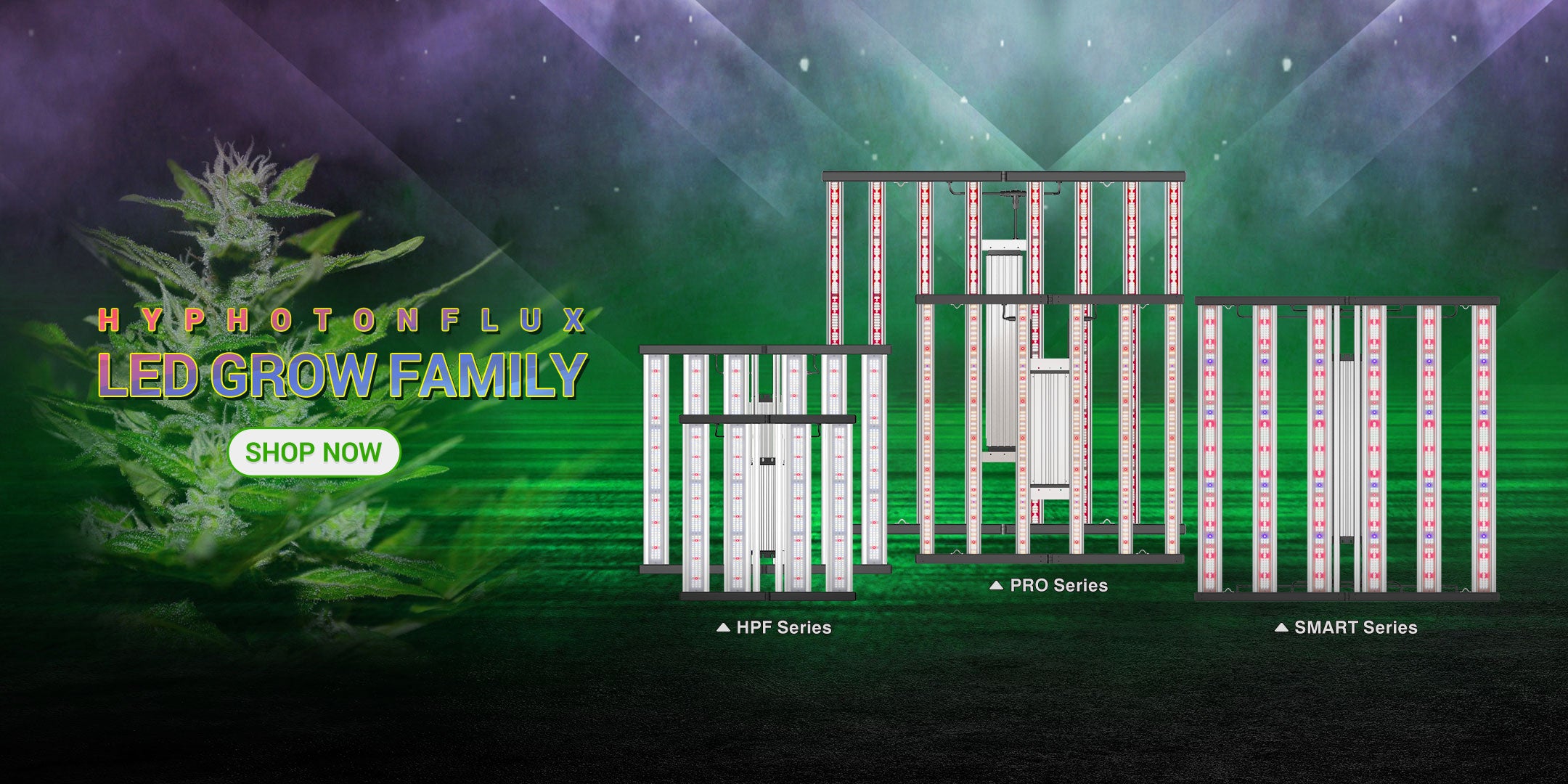 hyphotonflux commercial LED grow light for indoor plants