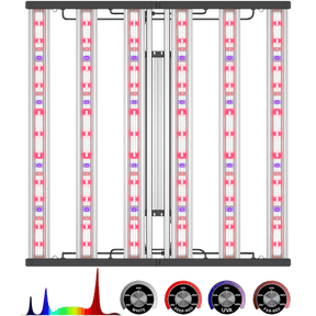 LED Grow Lights 5x5ft; SMART-670; HYPHOTONFLUX