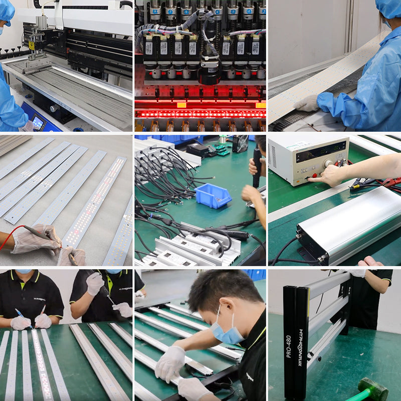 The production schedule about led grow light of HYPHOTONFLUX